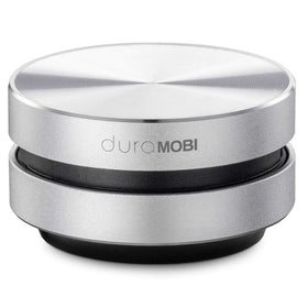 duraMOBI Humbird on a table turning a hollow surface into immersive sound.