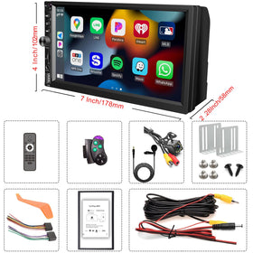 Durxenmnt package contents with camera and cables for straightforward installation