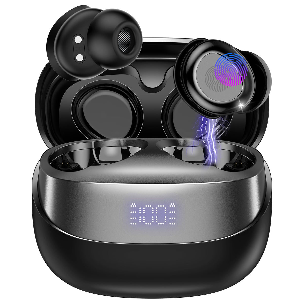 Dusonlap Sleep Earbuds in-ear design for side sleepers, with long battery life and stable Bluetooth