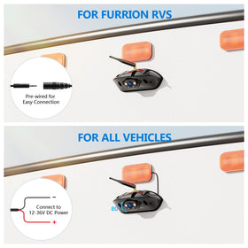 DVKNM 7-inch touchscreen monitor for easy RV camera control.