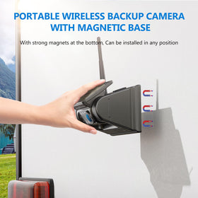 DVKNM AP7-2 magnetic base on metal surface during travel