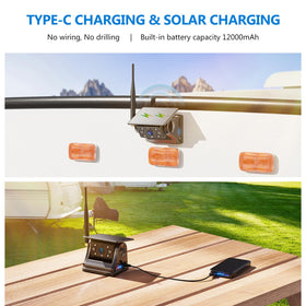 DVKNM magnetic camera on metal surface provides secure attachment.