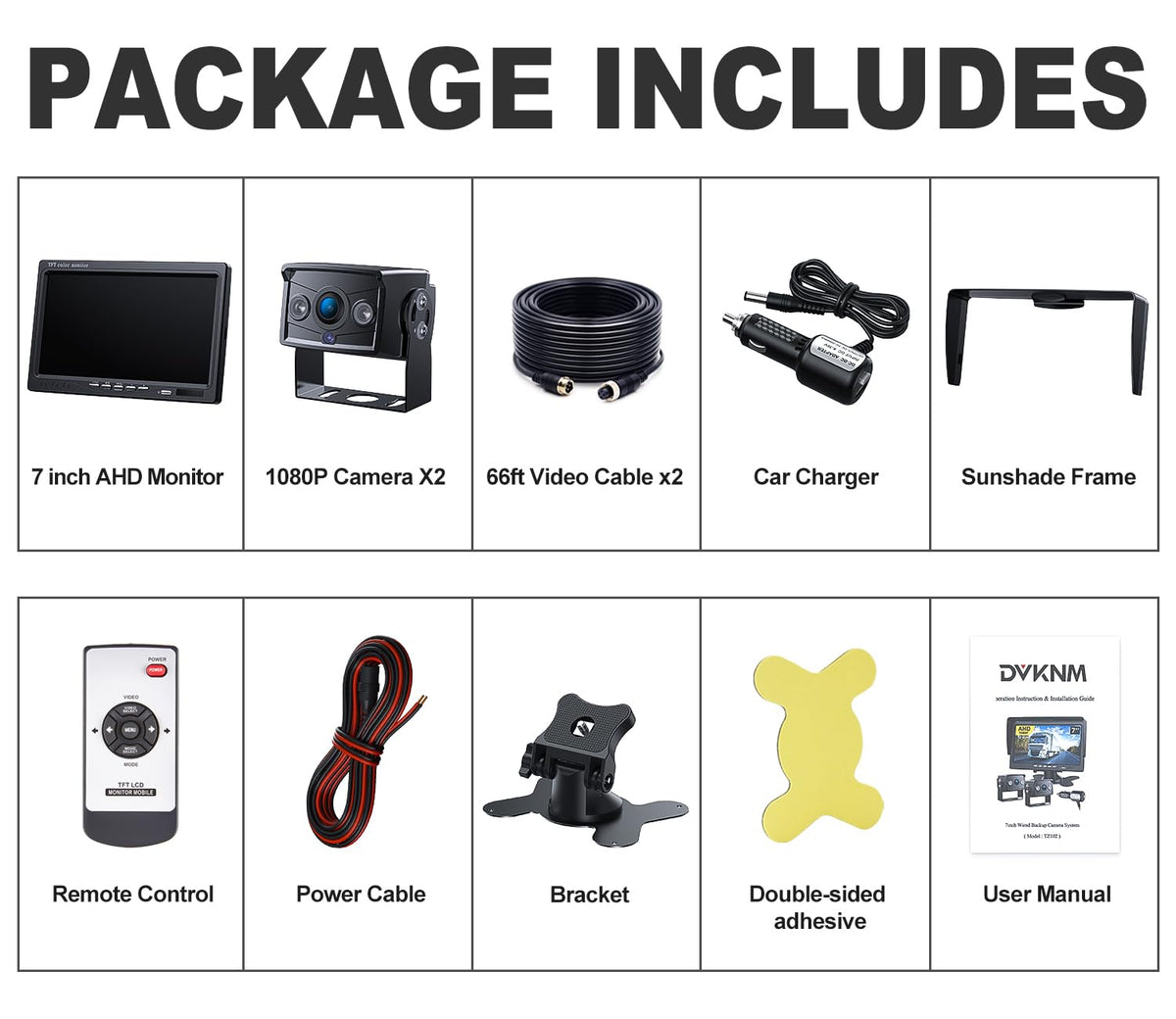 DVKNM Flexible mounting options: stand or mount for versatile placement.