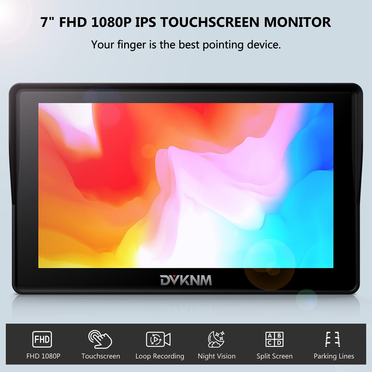 DVKNM wireless link up to 328 feet for flexible mounting.