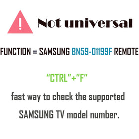BN59-01289A remote with GP batteries included for immediate use.