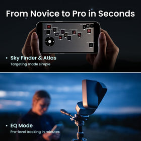 DWARFLAB Dwarf Mini Smart Telescope app-guided setup for quick sky targets