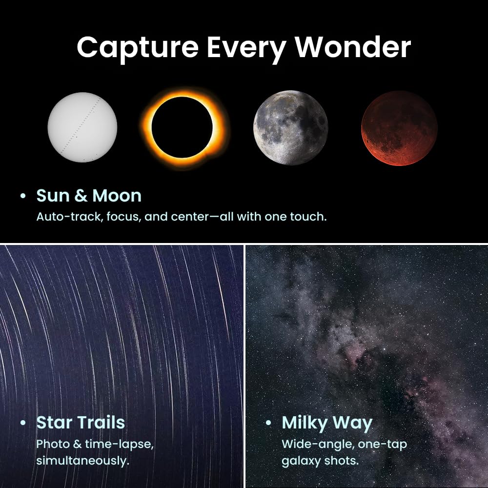 DWARFLAB Dwarf Mini Smart Telescope equatorial mode enables longer exposures
