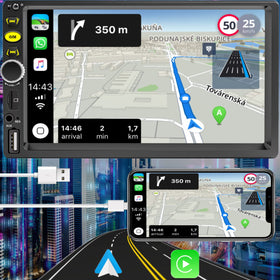DWMM installed in car dash illustrating proper fit and modern infotainment upgrade