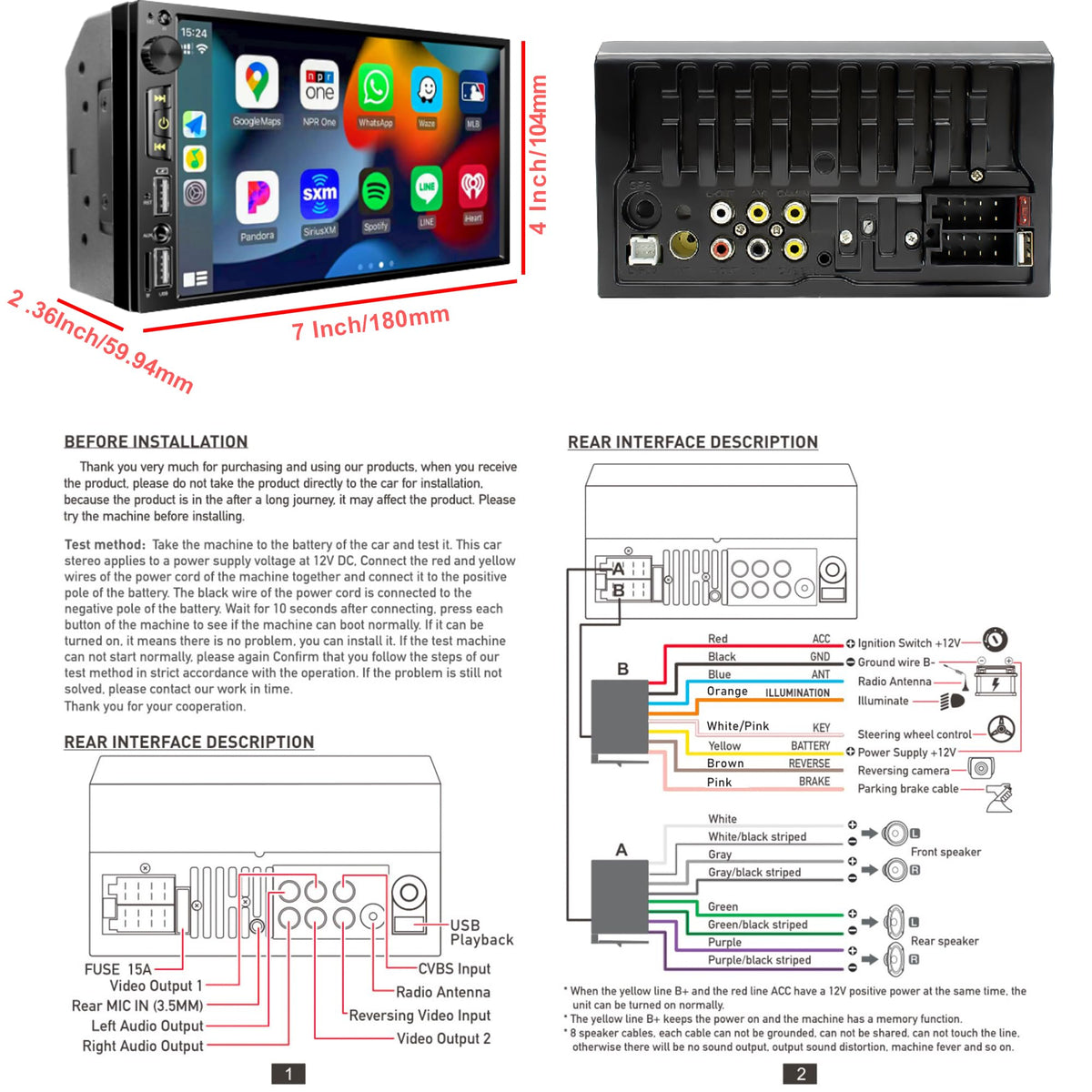 DWMM packaging and accessories laid out with camera, cables, and user guide