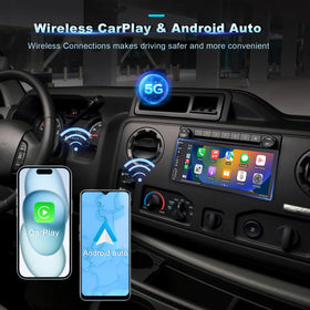 DWMM wireless CarPlay and Android Auto connectivity for hands-free use