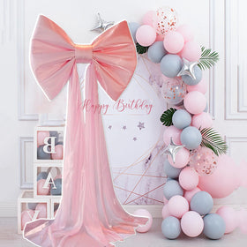 Dwsiplytg pink backdrop suits baby showers and birthday celebrations.