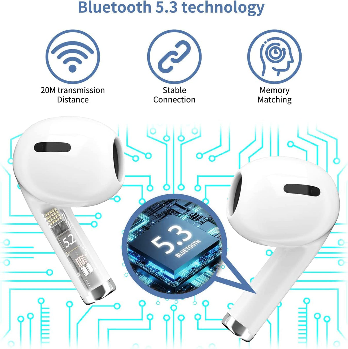 DYALE earbuds long battery life for all-day music and calls