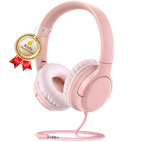 DyBaxa kids headphones folded for easy travel and storage
