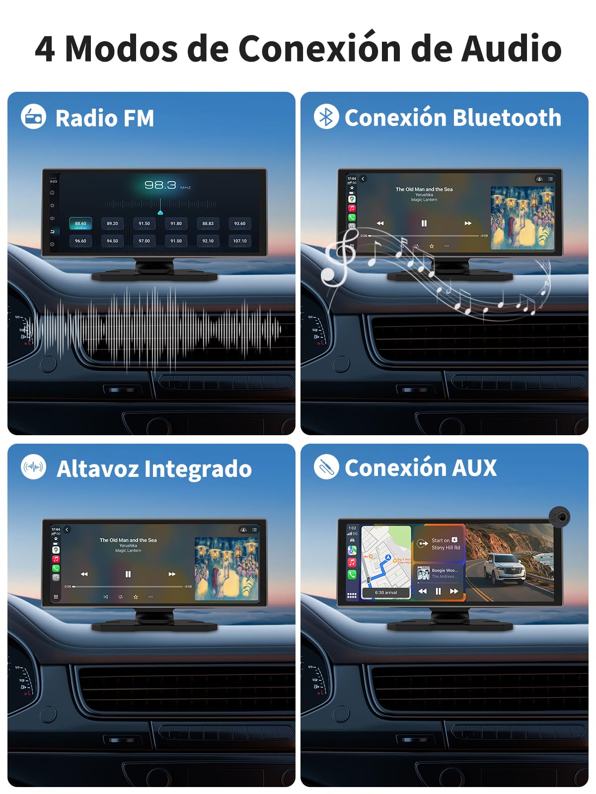 Dyeetic AirPlay Miracast mirroring for seamless media on the road.