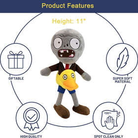 Dyharnsty PVZ duck zombie plush detailed and colorful