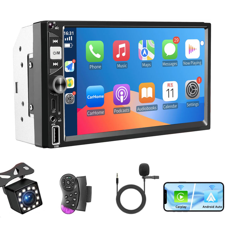 Dykucic front panel showing 7-inch touchscreen and clear icons for easy control