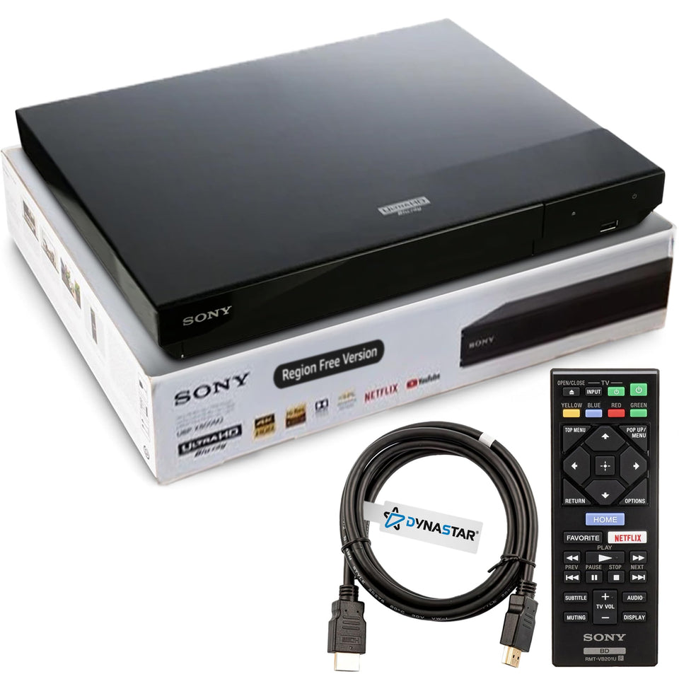 Dynastar region-free 4K UHD player front view for global compatibility.