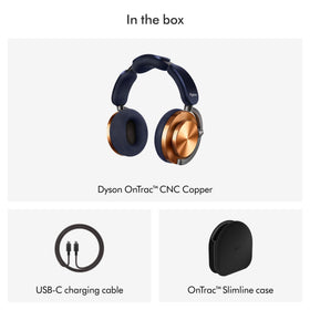 Dyson OnTrac copper shell design combines durability with a premium look.