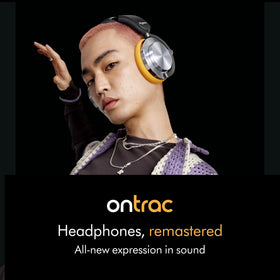 Dyson OnTrac headphones earcup-closeup showing cushioned comfort.
