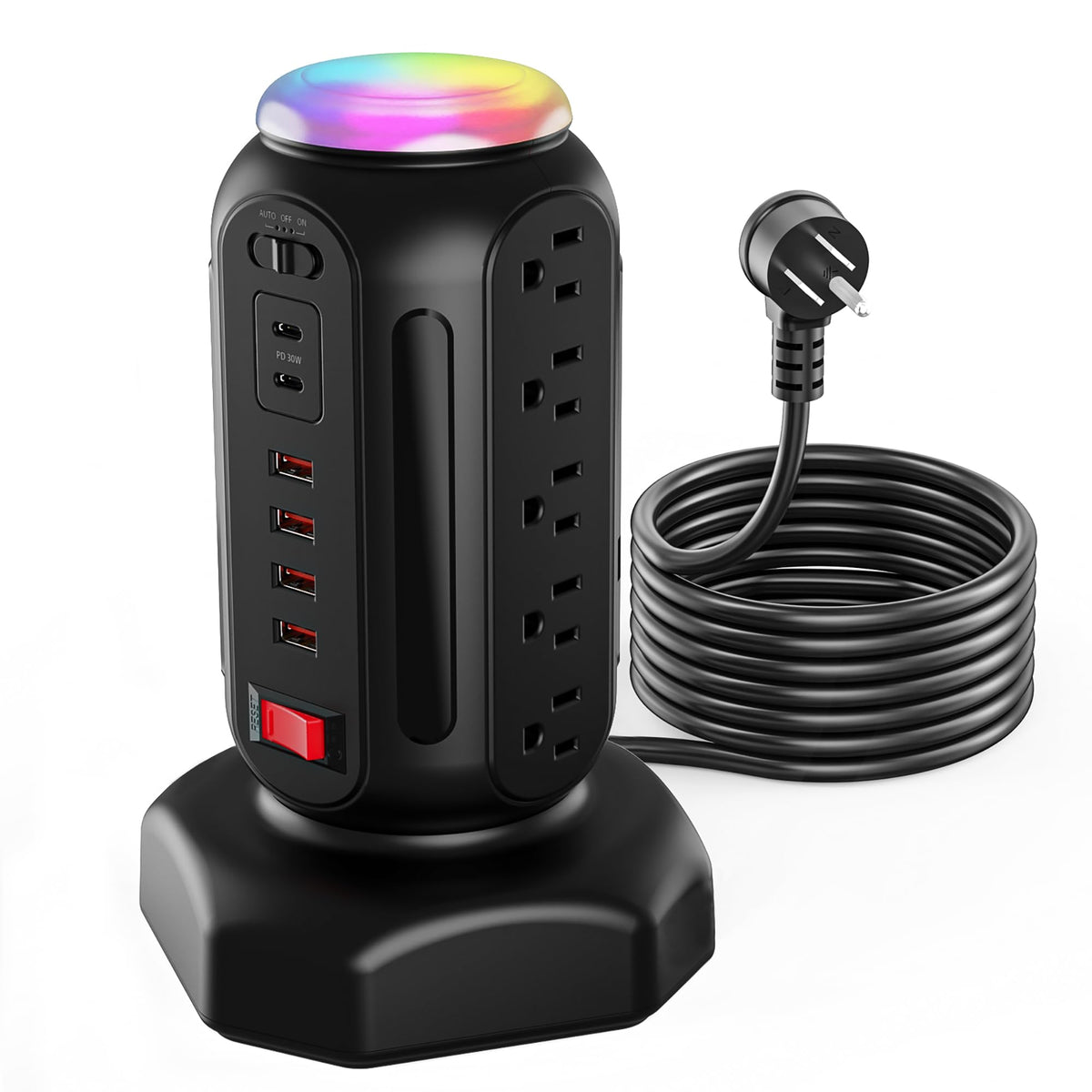DYSSIPATIVE PD30W fast charging ports powering devices quickly.