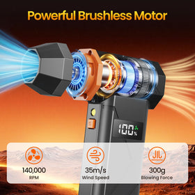 Dzaki air duster in vacuum mode pulls debris from crevices.