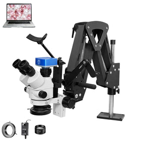 DZQ Jewelry Microscope with 4K camera for sharp inspections and quick capture