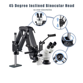 DZQ 95-300mm working distance allows room for tools and hands
