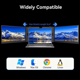 DZVW 15.3-inch Screen Extender plug-and-play cables enable quick connections