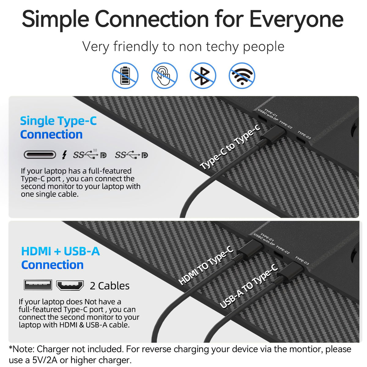 DZVW anti-glare screen reduces reflections for comfortable long sessions.