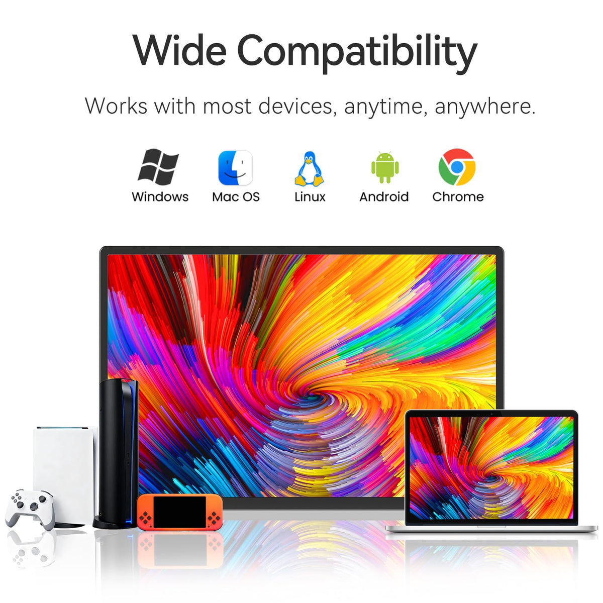 DZVW HDR-capable display showcasing rich color accuracy.