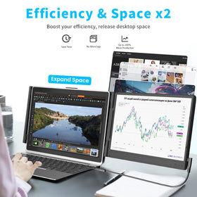DZVW FHD 1080p display delivers sharp text and vivid colors for work