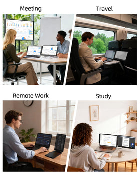 DZVW lightweight travel monitor designed for on-the-go use