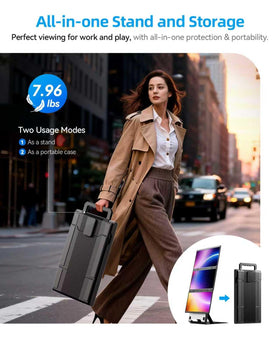 DZVW portable design weighs about 8 pounds for easy room-to-room use.