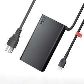 Dzytnsy 100W USB-C charger front view showing compact profile for portability