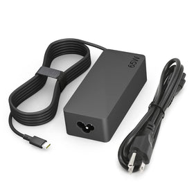Dzytnsy 65W USB-C charger front view highlighting compact design for travel