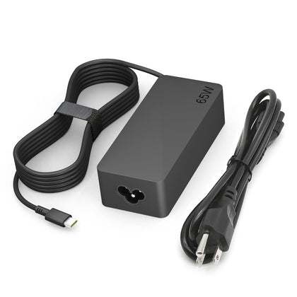 Dzytnsy 65W USB-C charger front view highlighting compact design for travel