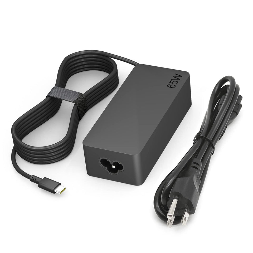 Dzytnsy 65W USB-C charger front view highlighting compact design for travel