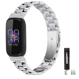 E ECSEM Inspire 3 metal band on wrist offers comfortable daily wear.