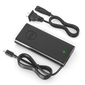 E ERSY 65W USB-C charger front view for Dell laptops.