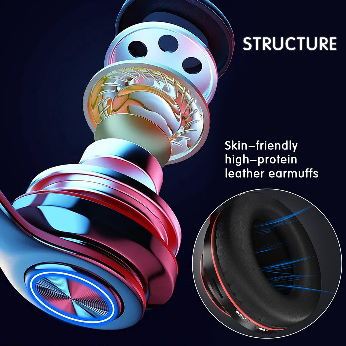 Built-in microphone enables hands-free calls and voice chats.