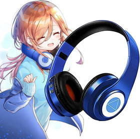 E-Greetshopping Nakano Miku headphones with folding design for portable cosplay use