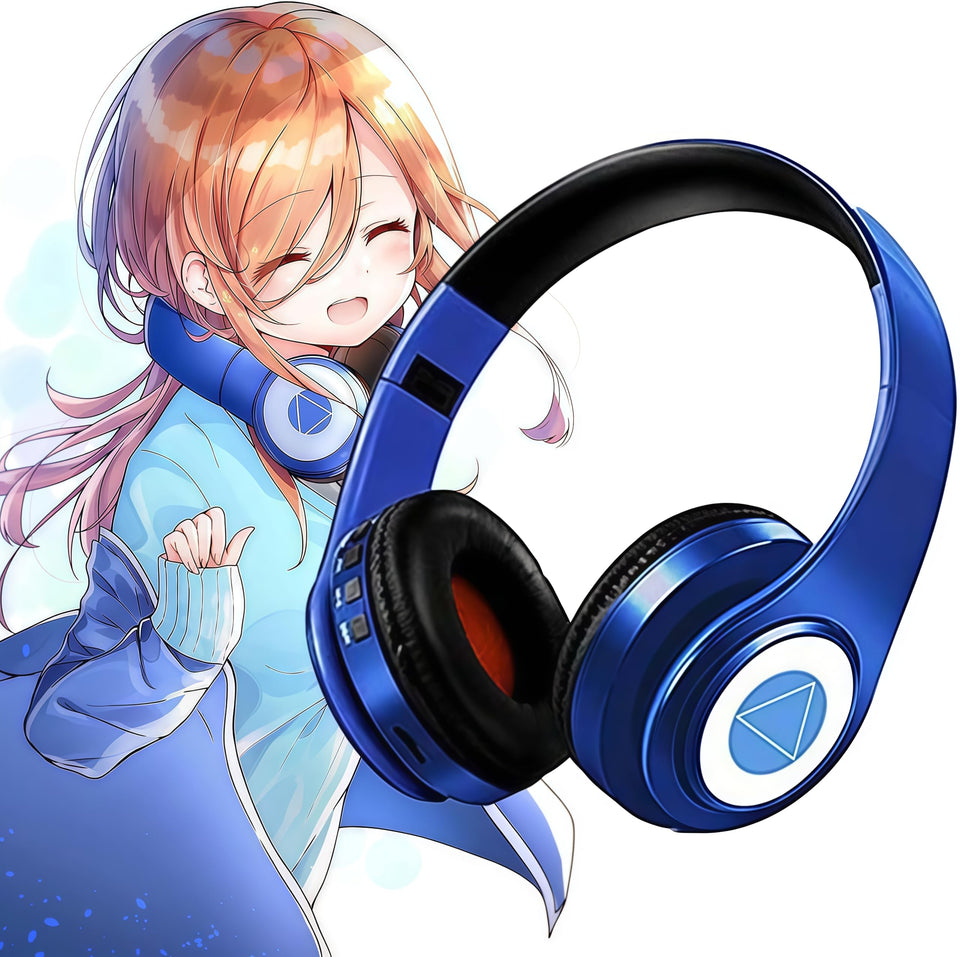 E-Greetshopping Nakano Miku headphones with folding design for portable cosplay use