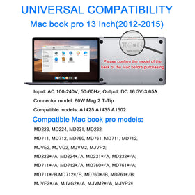 E-POWIND magnetic connector close-up showing secure attachment for MacBook