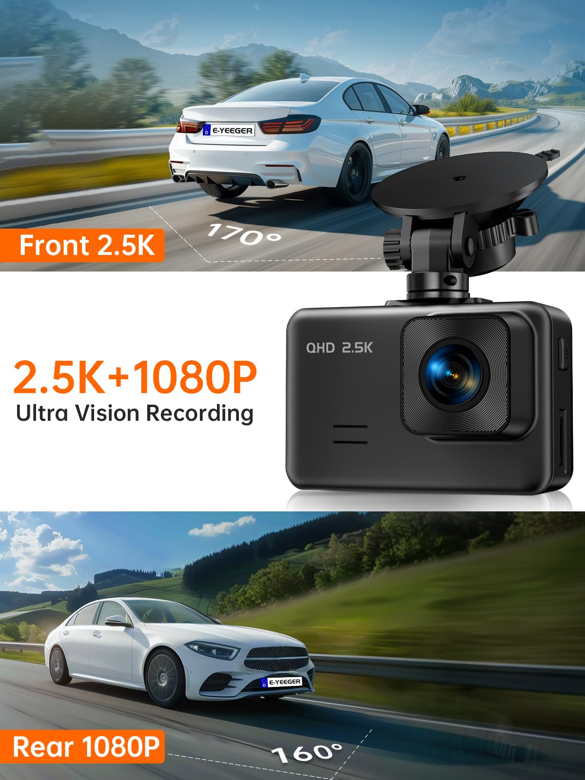 E-YEEGER close-up 6-layer glass lens detail for improved image clarity benefit