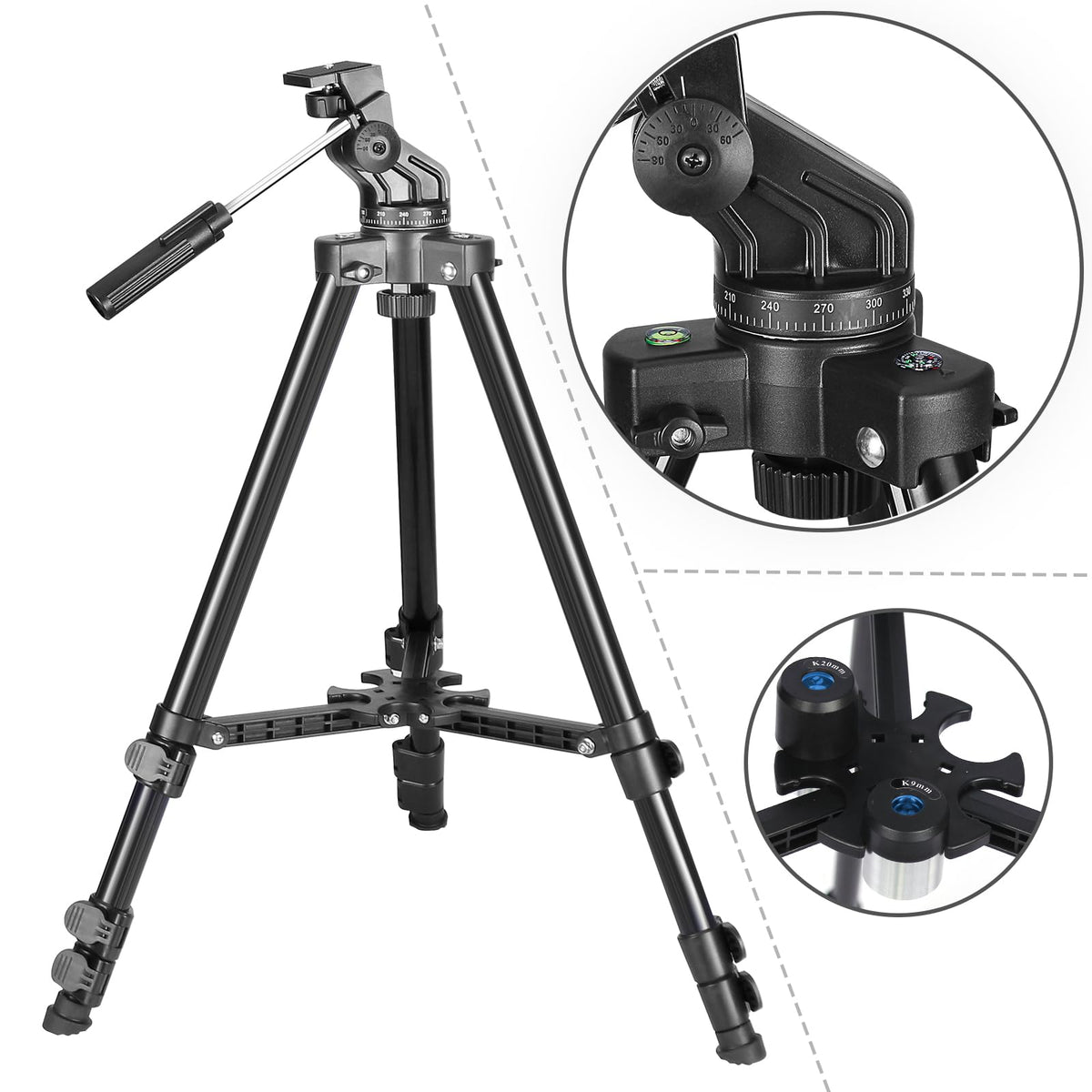 EACONN 5x24 finder scope with crosshair for easy locating