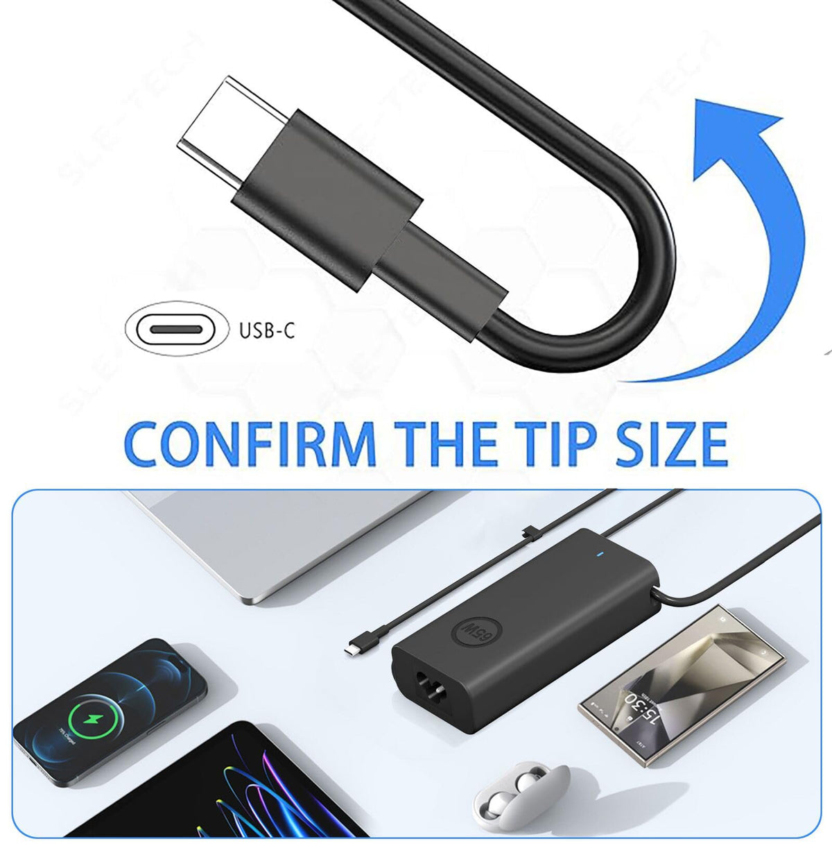 11-foot cable length provides flexible setup when seated away from outlet.