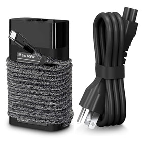 Eafinesy Slim 65W USB-C charger side view for HP Omnibook, compact and portable.