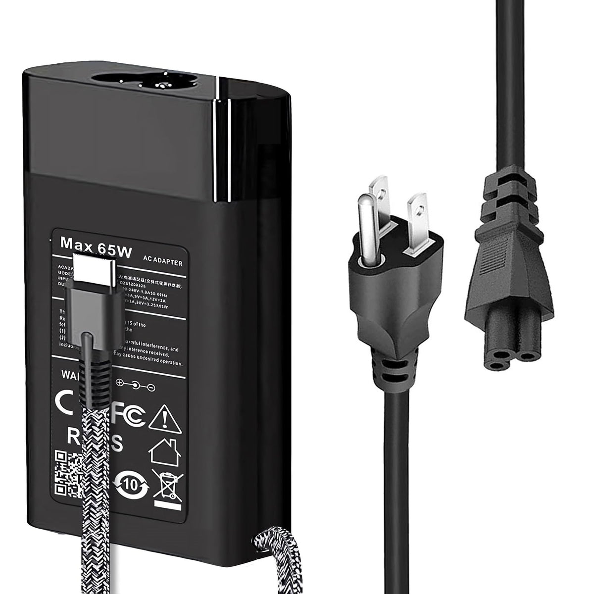 Eafinesy Slim 65W USB-C charger delivers reliable power for HP laptops on the go.
