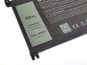 Eafinesy YRDD6 installation steps image showcases straightforward laptop battery replacement.