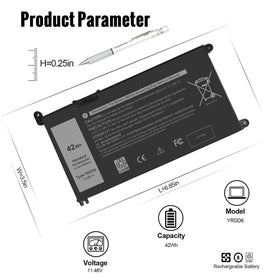 Eafinesy YRDD6 battery packaging with tools highlights easy installation and quick setup.